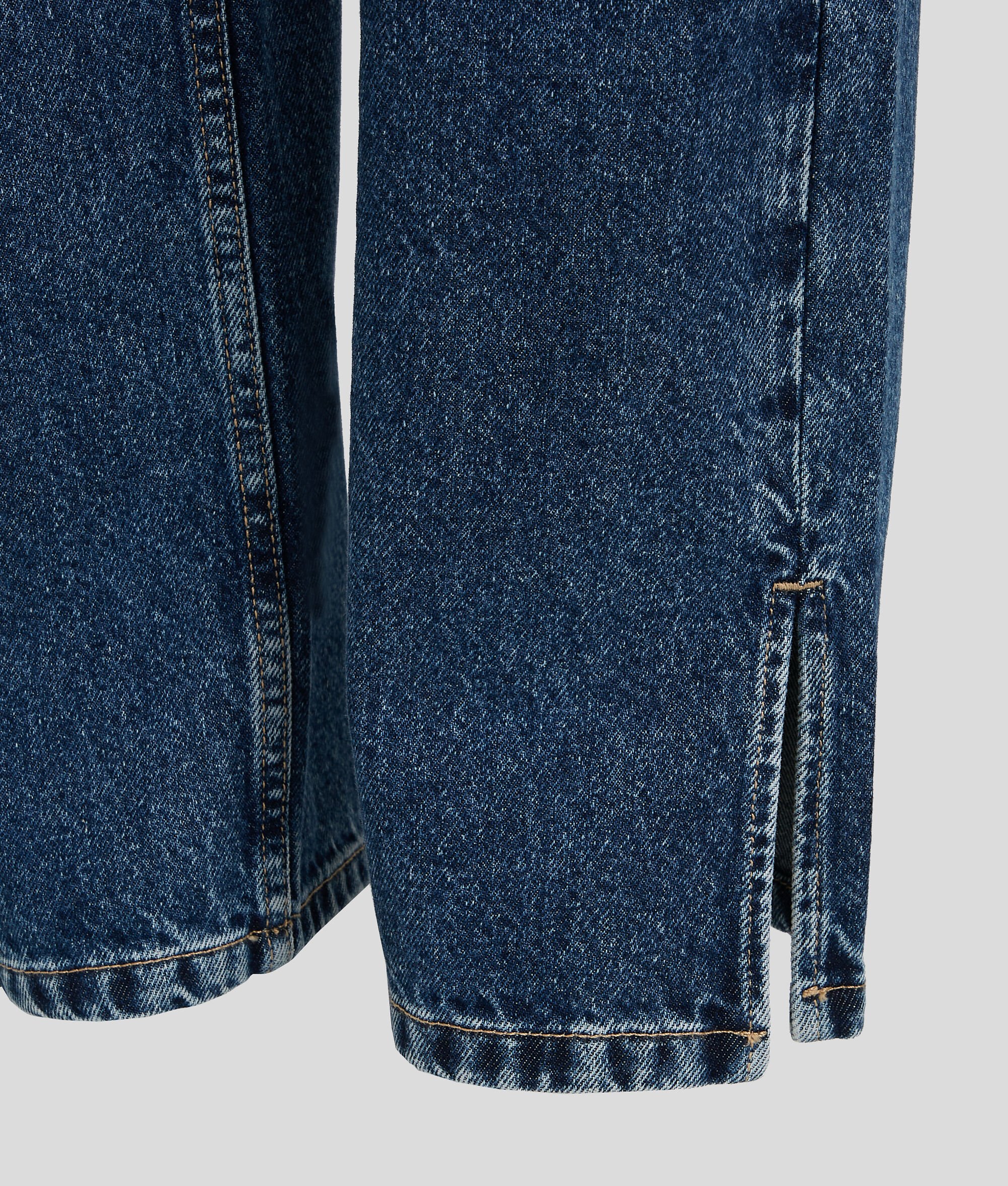 (image for) Excellent Performance KLJ HIGH-RISE STRAIGHT JEANS WITH SPLIT HEM